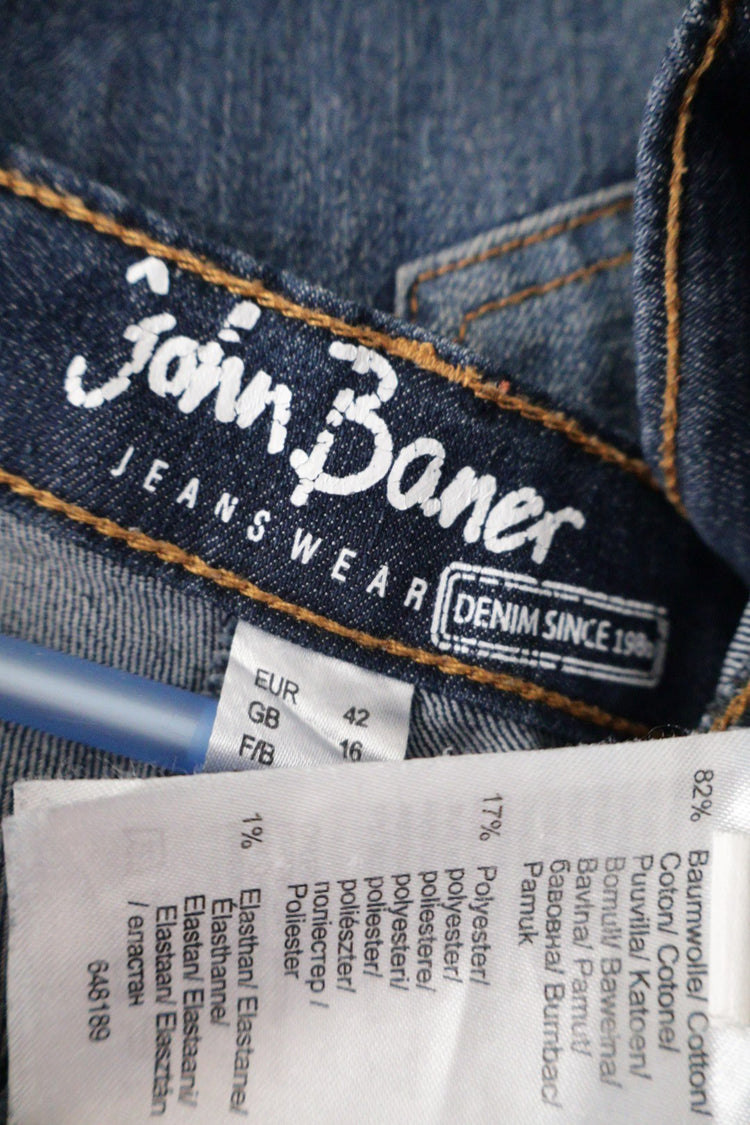 John Baner – blugi – etichetă – second-hand premium