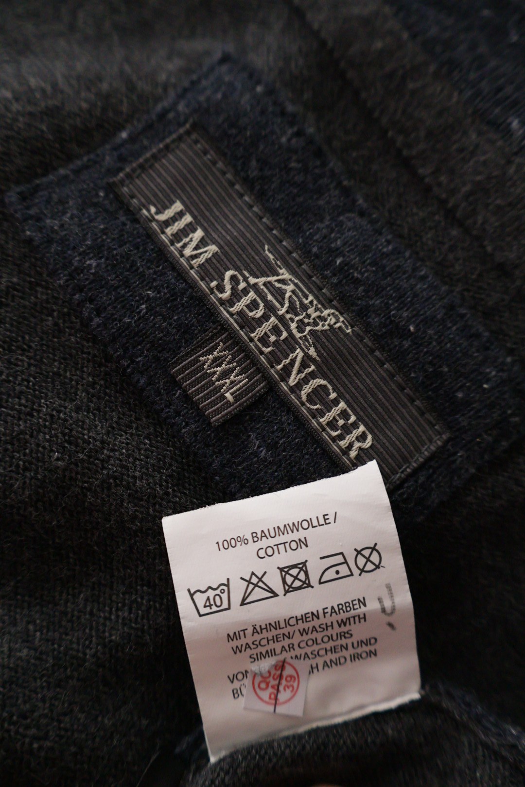 JIM SPENCER – vestă – etichetă – second-hand premium