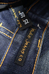Nudie Jeans – blugi – etichetă – second-hand premium