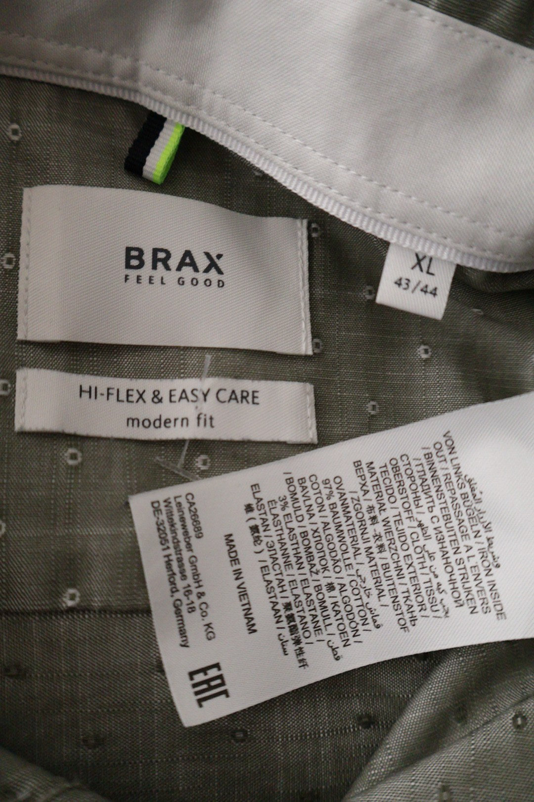 BRAX – cămașă – etichetă – second-hand premium