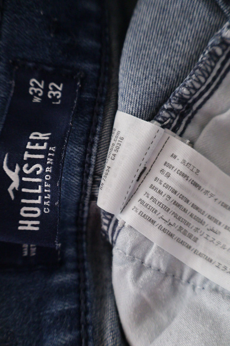 HOLLISTER – blugi – etichetă – second-hand premium