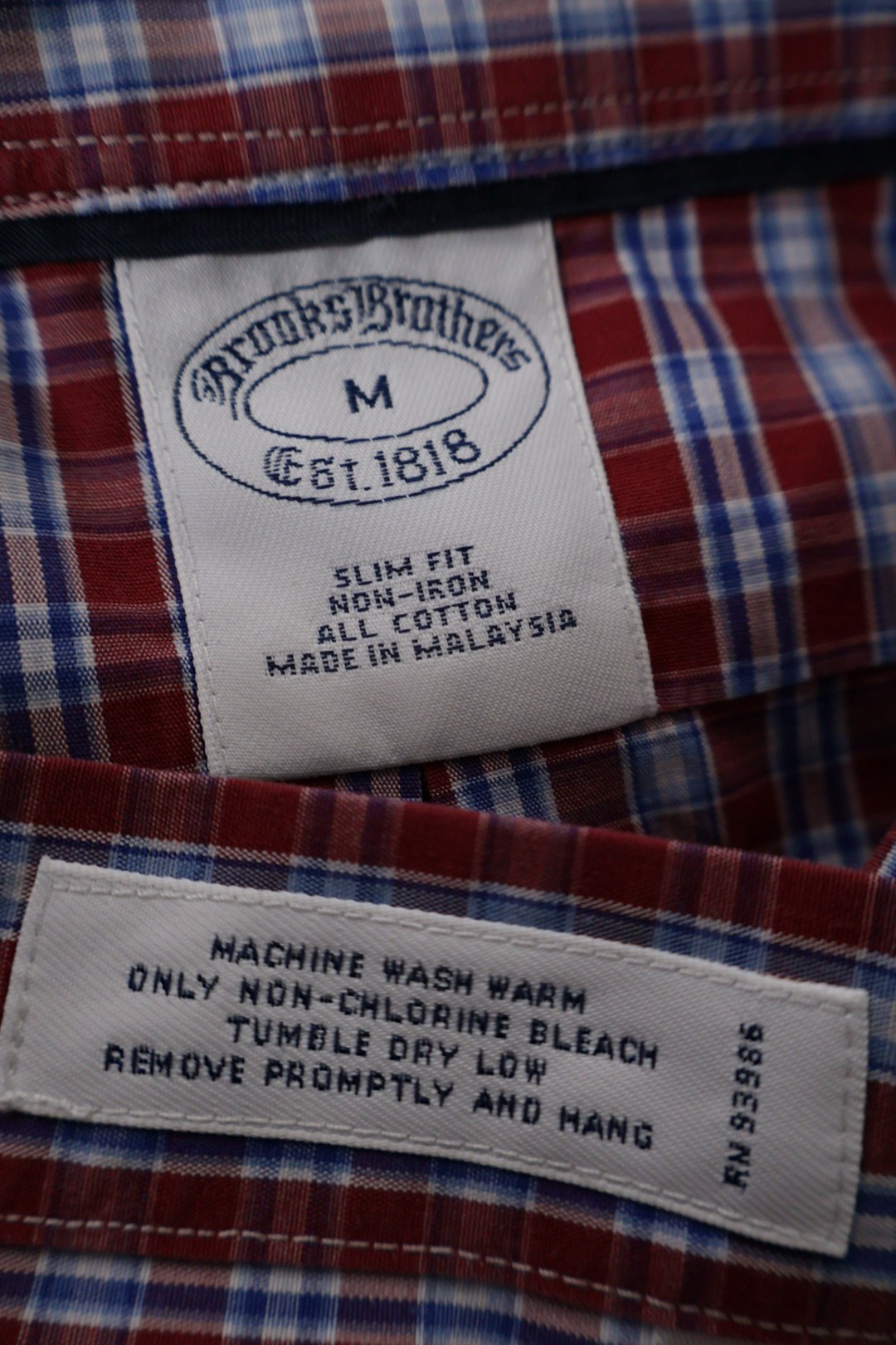 Brooks&Brothers – cămașă – etichetă – second-hand premium