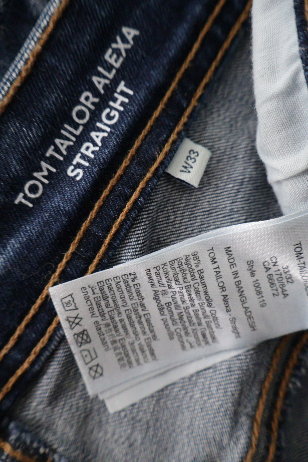 TOM TAILOR – blugi – etichetă – second-hand premium