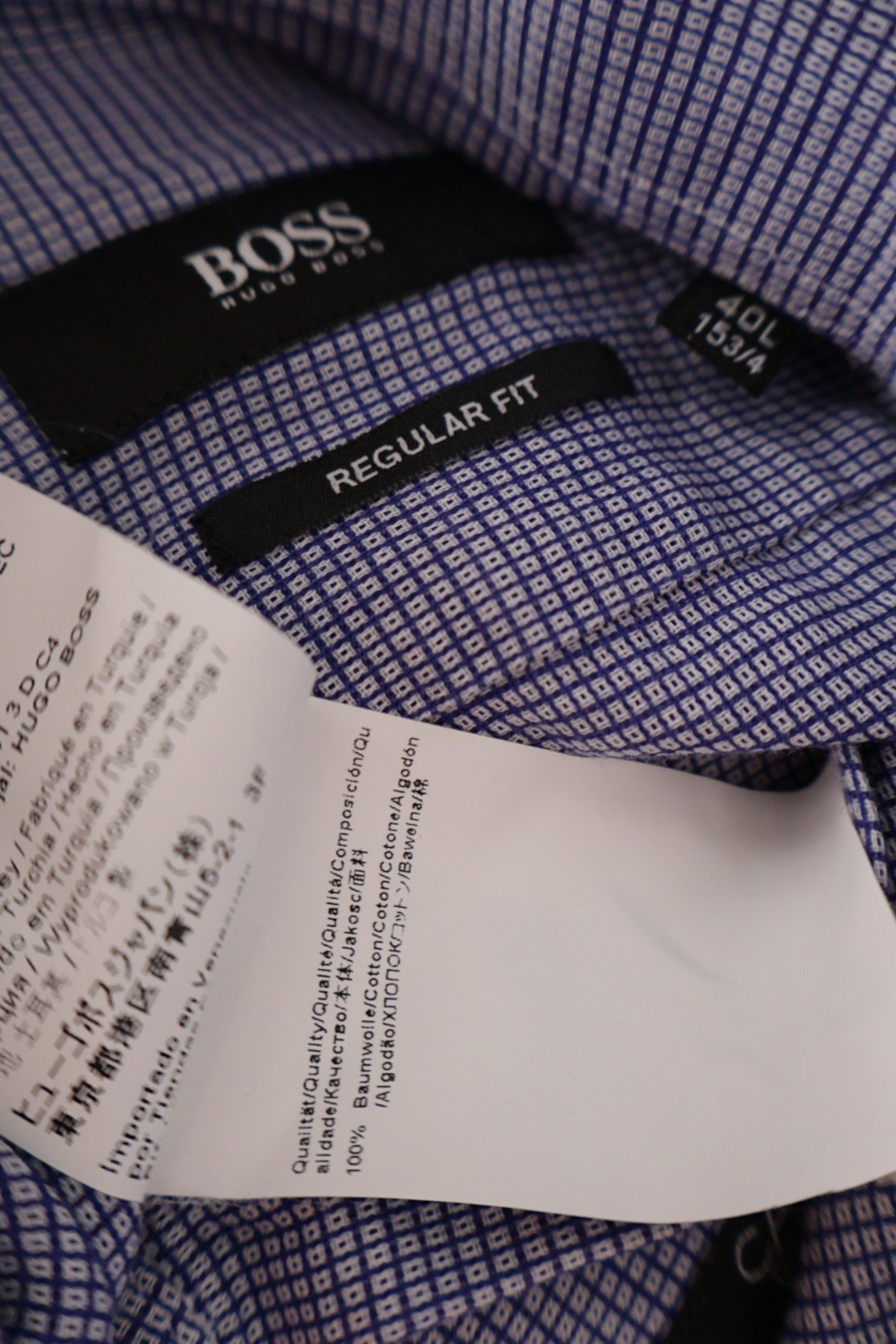 Hugo Boss – cămașă – etichetă – second-hand premium