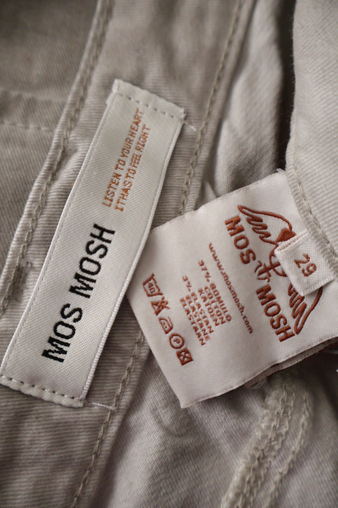 MOS MOSH – blugi – etichetă – second-hand premium