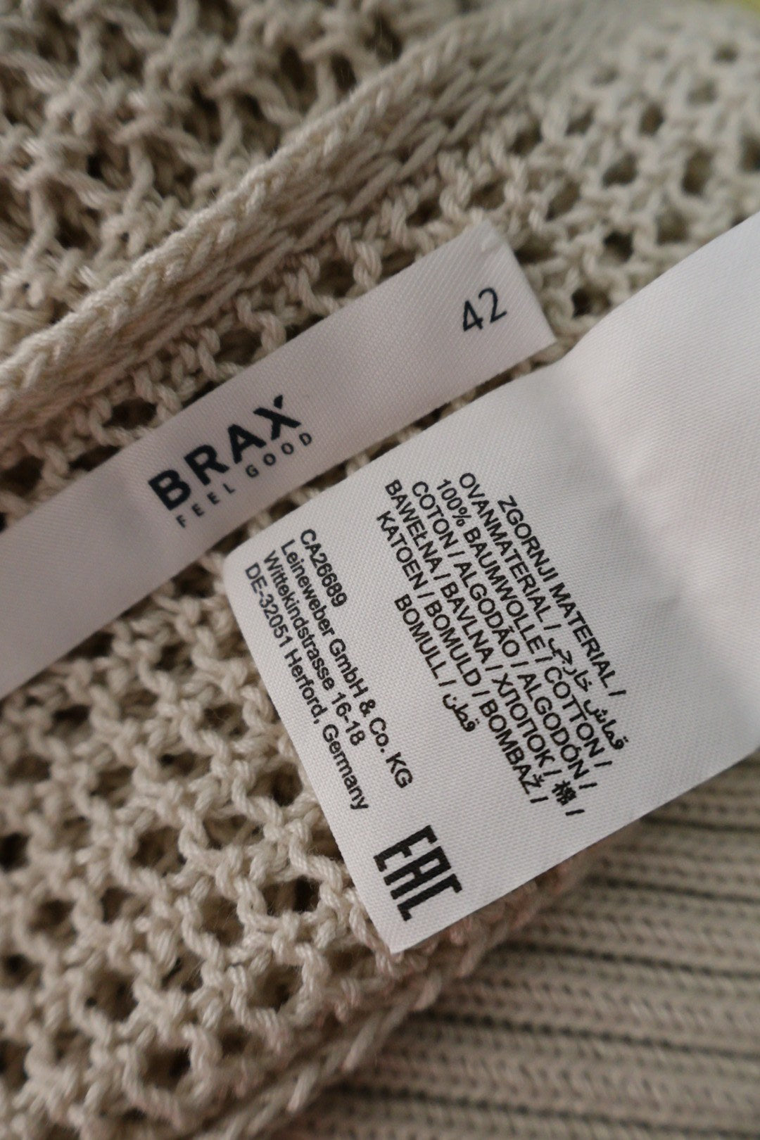 BRAX – bluză – etichetă – second-hand premium