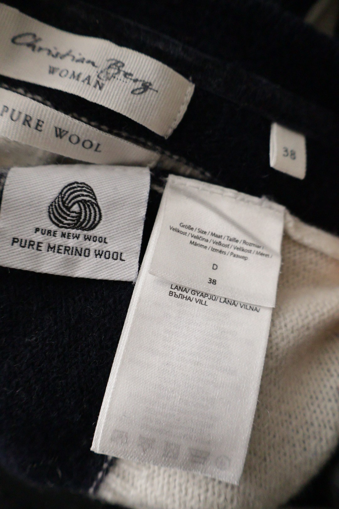 Christian Berg – pulover – etichetă – second-hand premium