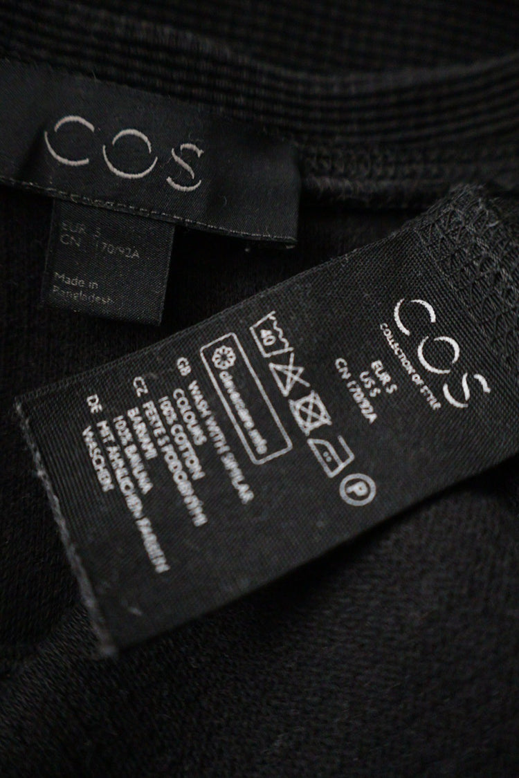 COS – bluză – etichetă – second-hand premium