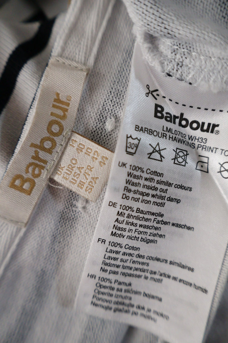 Barbour – tricou – etichetă – second-hand premium