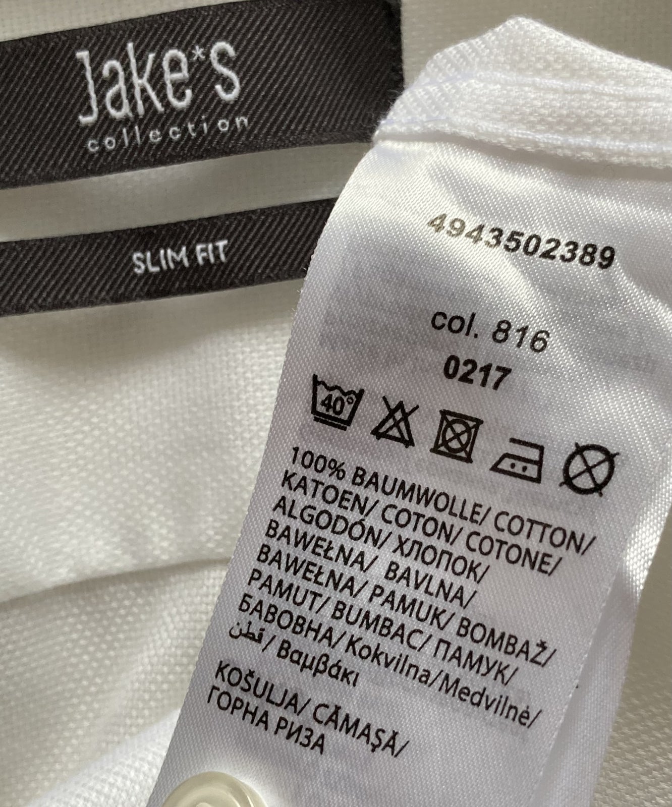 Camasa Jake's - marimea 37/38 - S